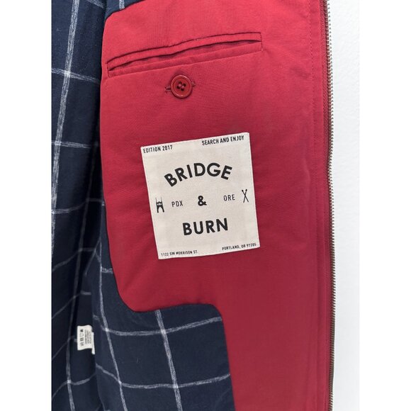 Bridge & Burn Warbler Jacket with Hood Burgundy Red Size XS - Picture 6 of 10